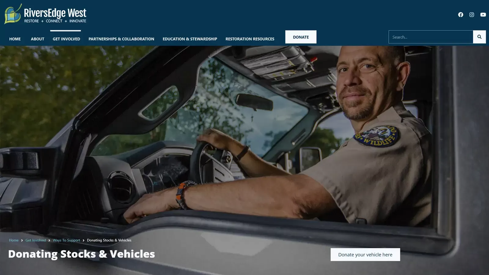 Screen capture of a Drupal CMS landing page.
